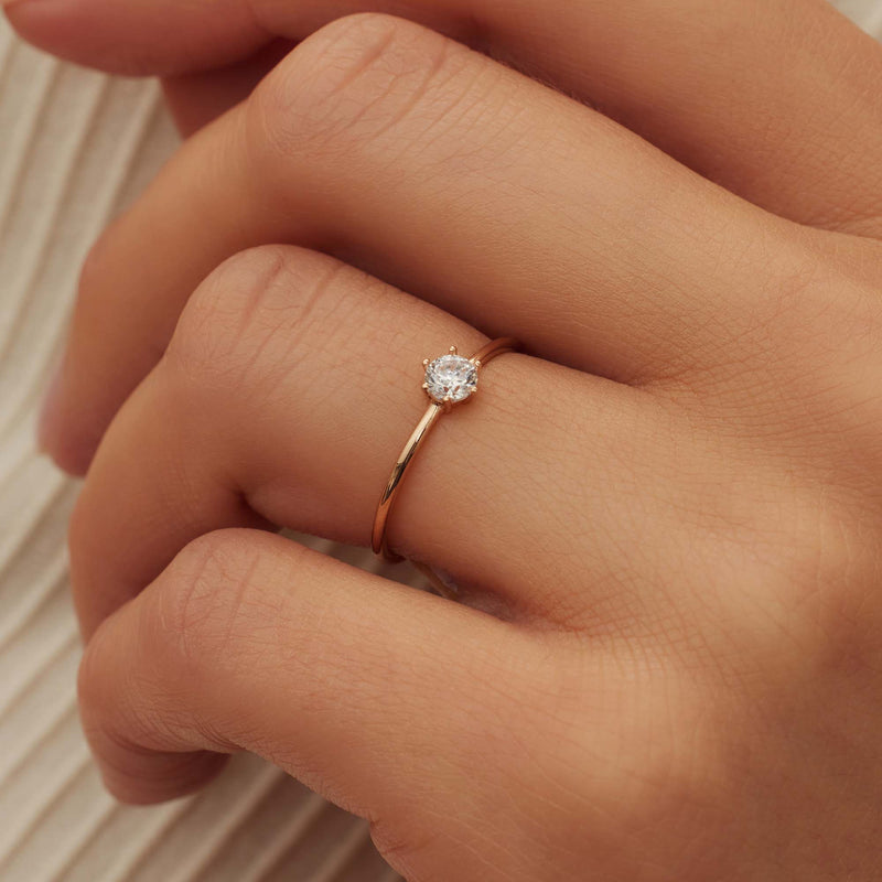 Isabel Bernard La Concorde Abelle 14 Karaat Roségouden Ring IB330025-48-zoom-