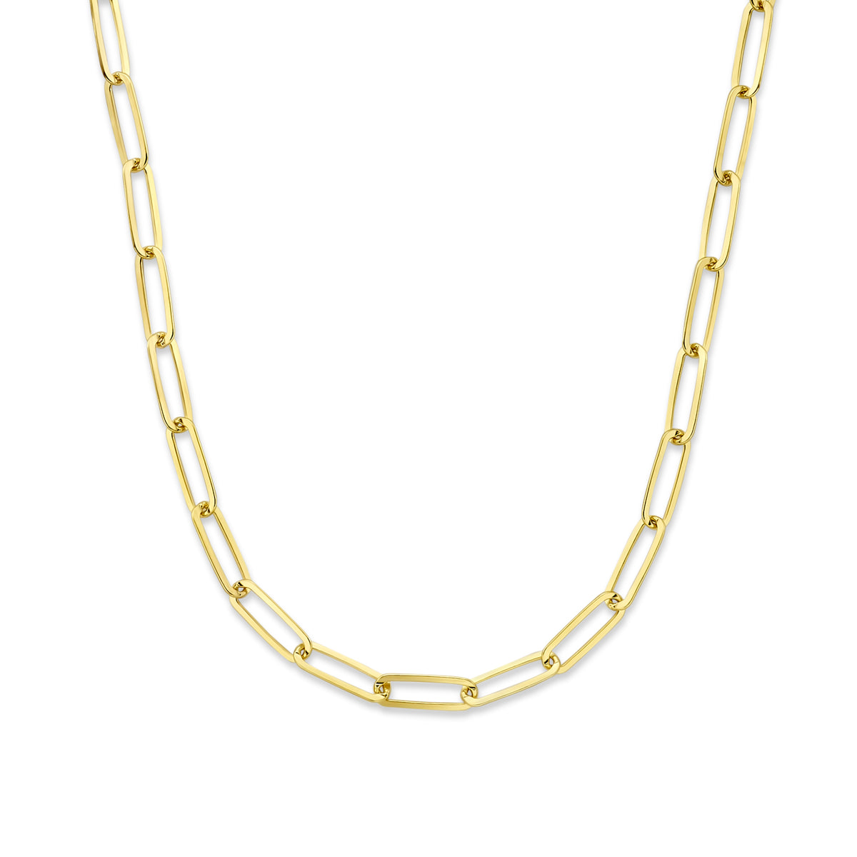 Parte Di Me Bibbiena Poppi Felice 925 Sterling Silver Gold Plated Schakel Necklace PDM34092