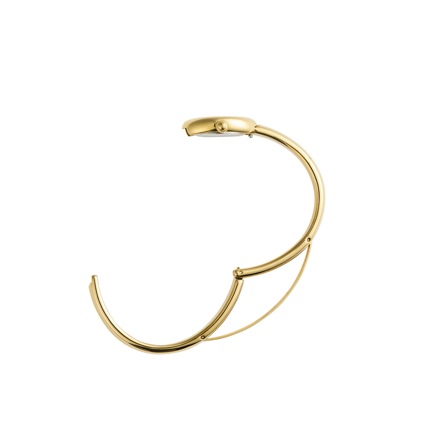 Mockberg Belle Oval Petite Gold Large Bangle Women's Watch MB1771