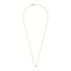 Isabel Bernard Étoiles d’Or Aquarius 14 Carat Gold Venetian Necklace With Horoscope IB340188