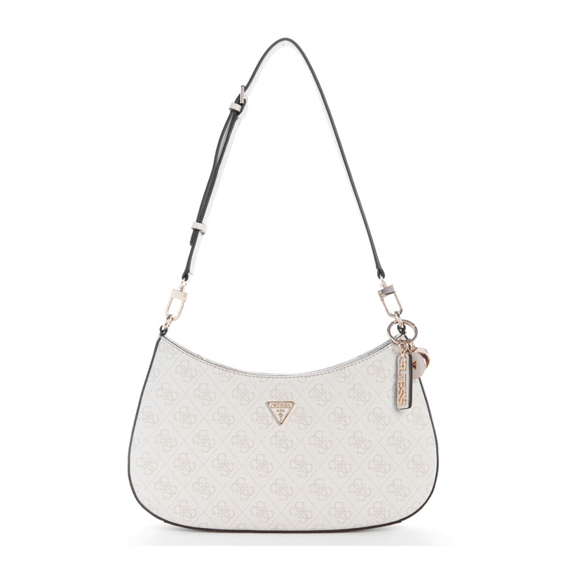 Guess Noelle II Bone Logo Top Zip Shoulder Bag HWBG96-72180-BNN-zoom-