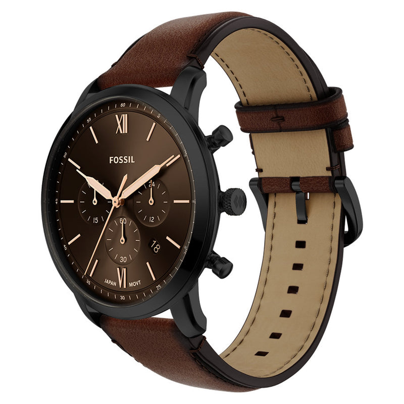 Fossil Neutra Round Black Dial Watch FS6163-zoom-