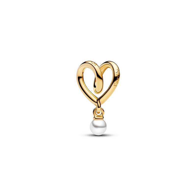 Pandora Moments Gold Plated Wrapped Heart Charm 764138C01-zoom-