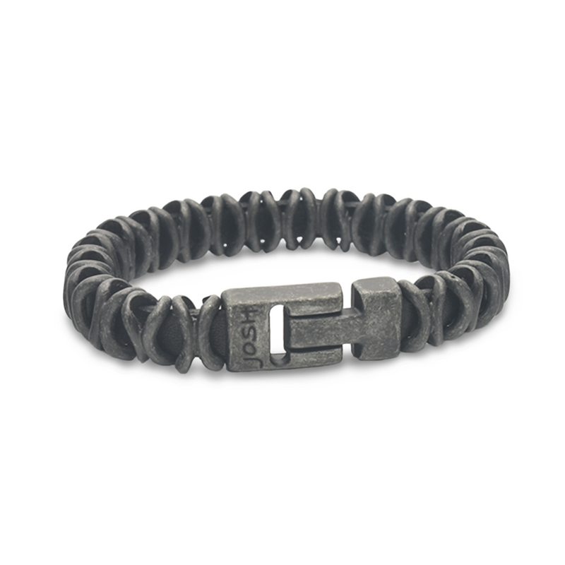 Josh Black Alloy Bracelet 03560VB/NCLR/LME-zoom-