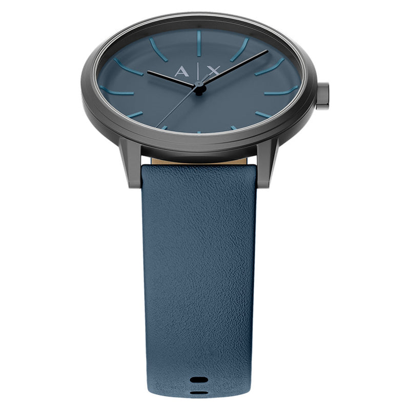 Armani Exchange Round Blue Dial Watch AX2767-zoom-