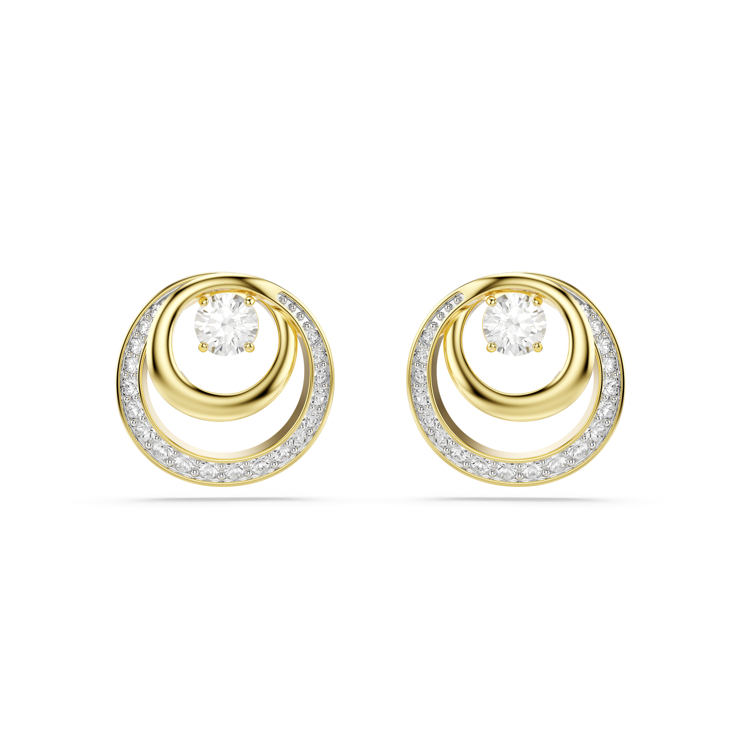 Swarovski Hyperbola Gold Plated Earrings 5740407
