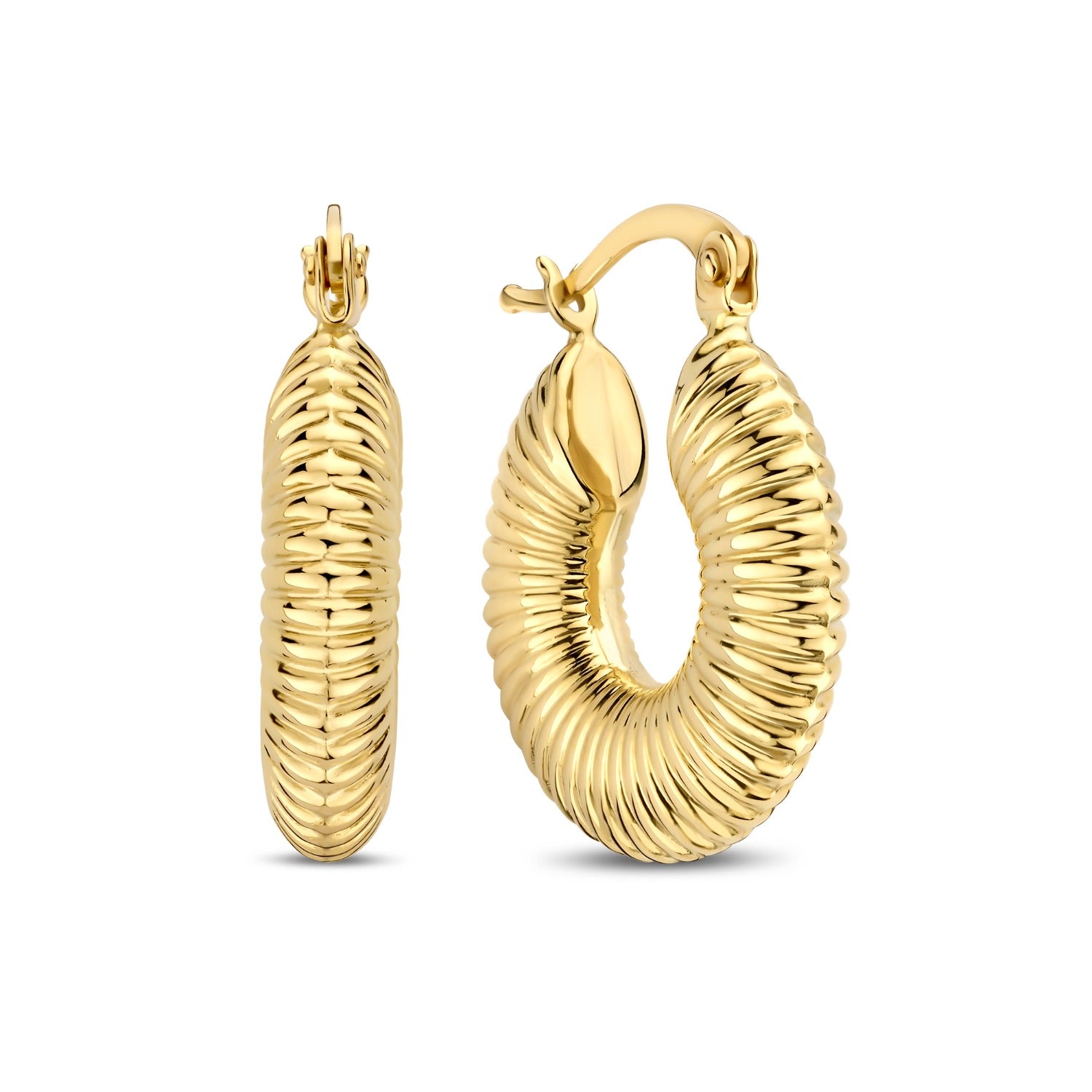 Isabel Bernard Rivoli Melissa 14 karat gold hoop earrings IB360277