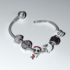 Pandora Collabs 925 Sterling Silver Disney Dark Zero Dog Charm 794026C01