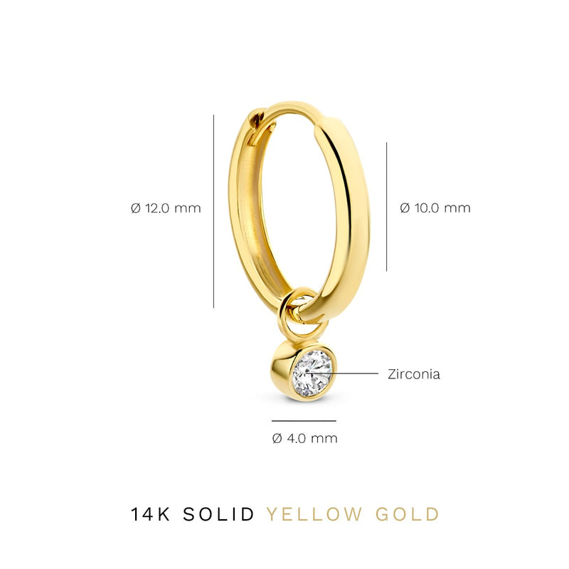 Isabel Bernard Rivoli Aélys 14 karaat gouden oorringen IB360156-zoom-