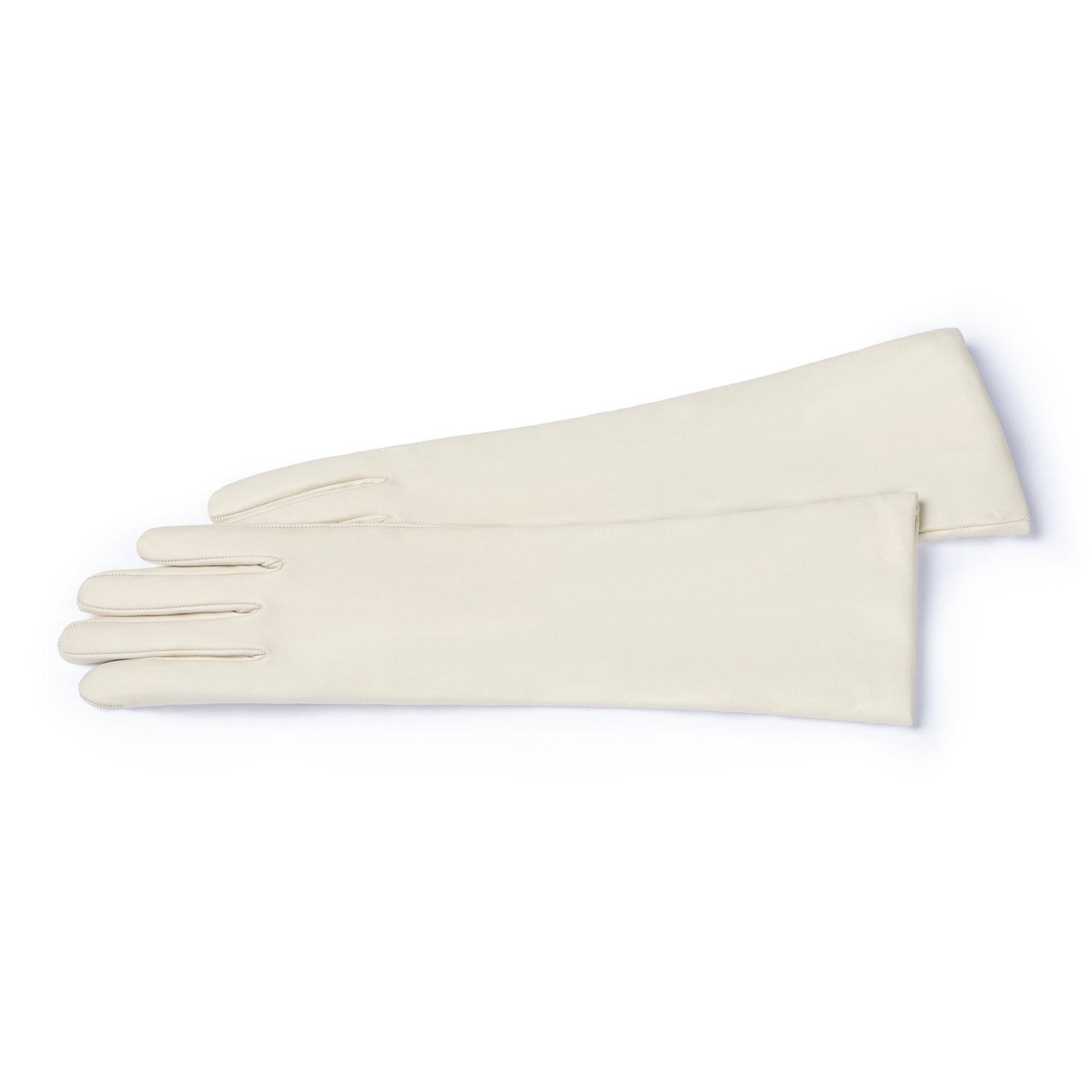 Isabel Bernard Honoré Ines cream goatskin leather gloves IB67005-372-7