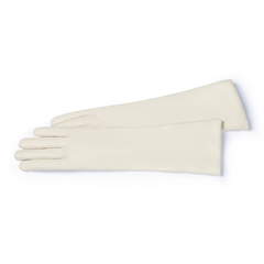 Isabel Bernard Honoré Ines cream goatskin leather gloves IB67005-372-7