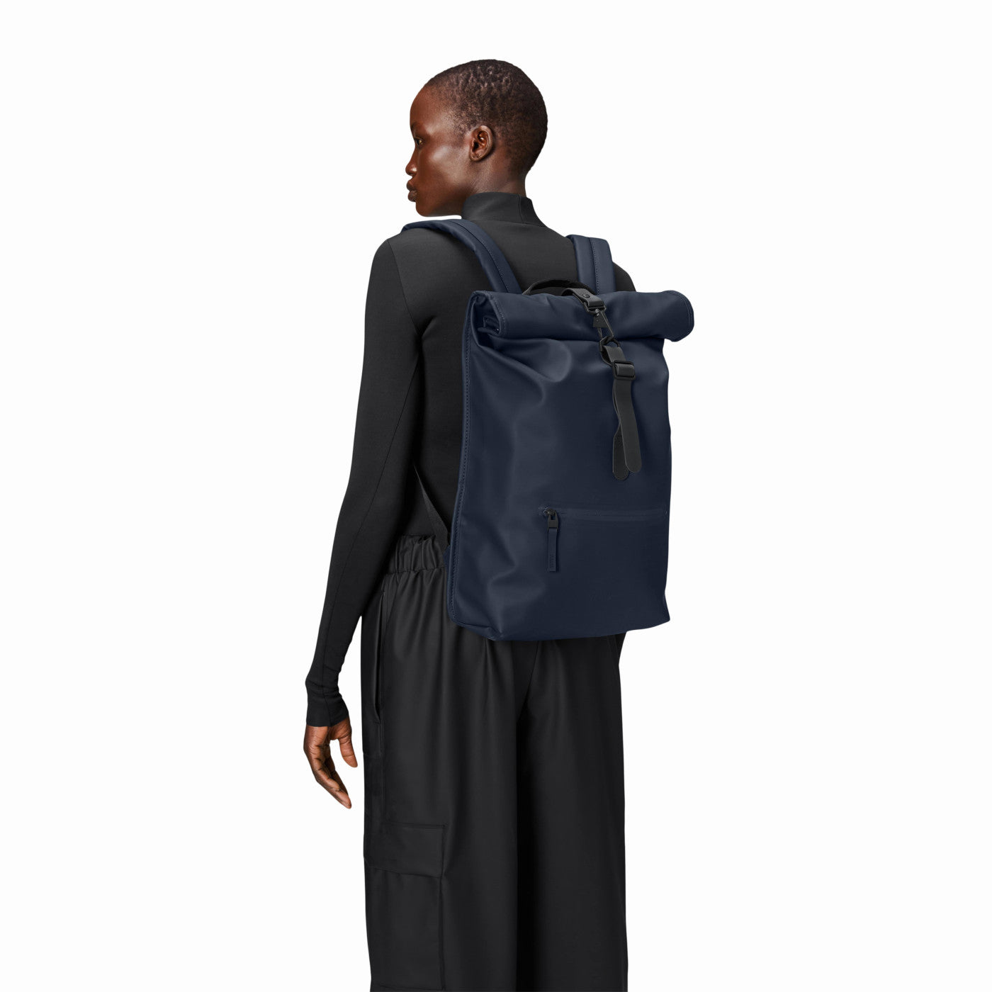 Rains Rolltop Blue Backpack R13320-47