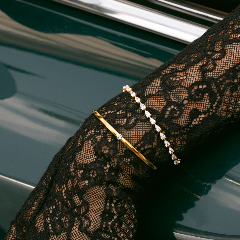 Mockberg Kenza Zina Gold Plated Large Bracelet MB1733-zoom-