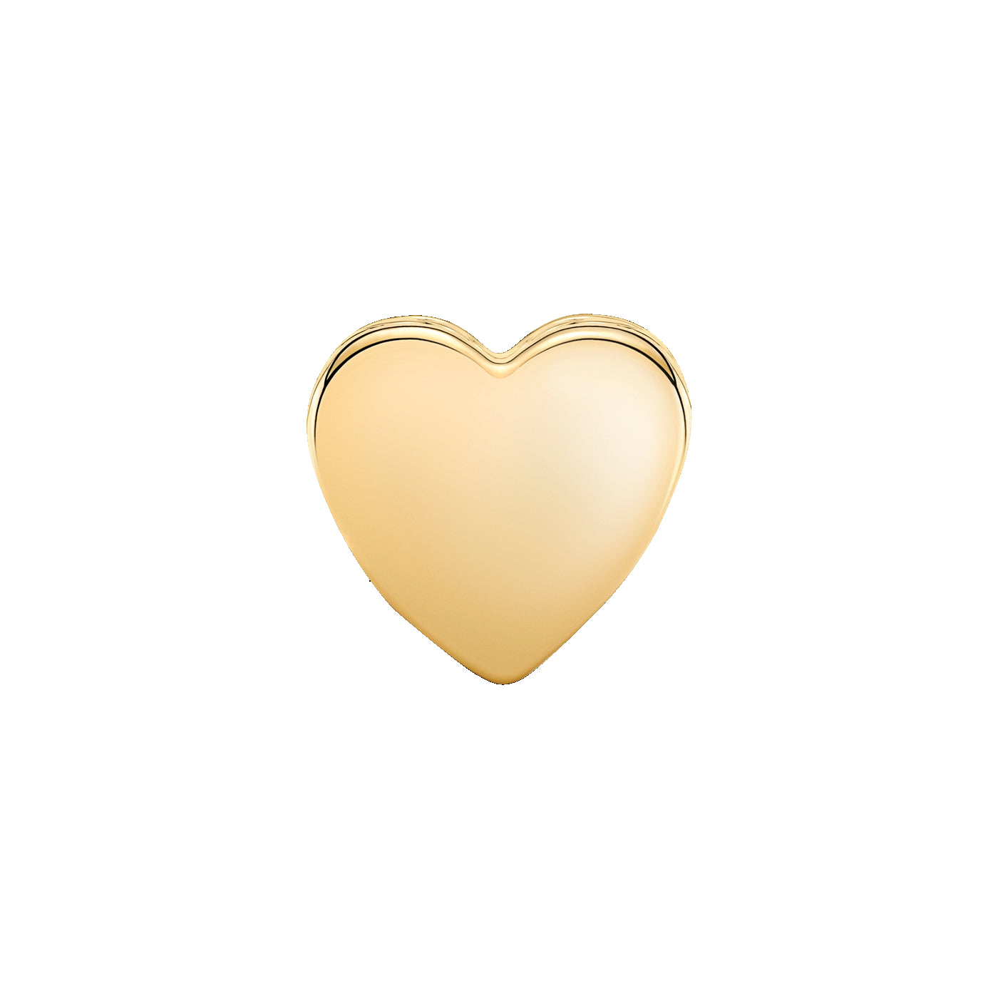 Pandora Moments Gold-coloured Engravable Heart Charm 762015C00