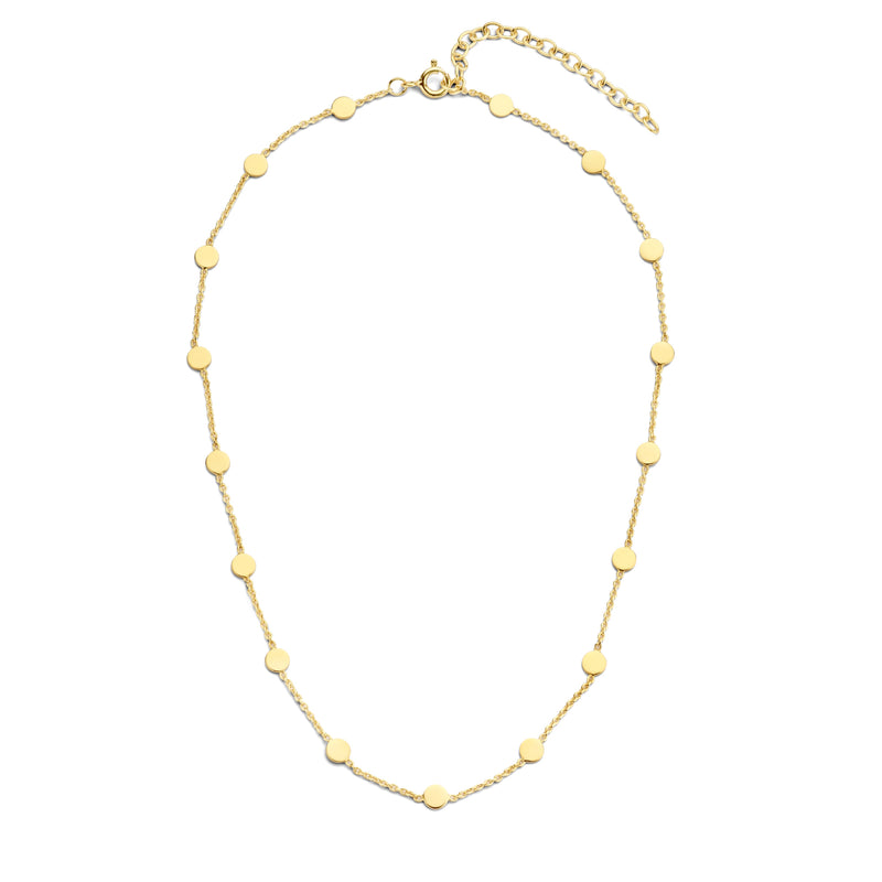 Violet Hamden Luna 925 Sterling Zilveren Gold Plated Choker met Munten VH15001-zoom-