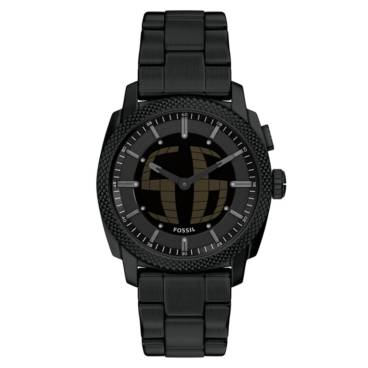 Fossil Machine Round Black Dial Watch FS6156