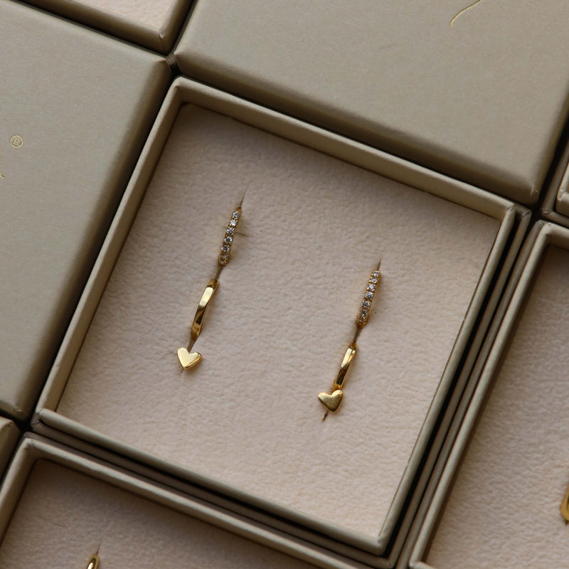 Karma 925 Sterling Silver Gold-coloured You Rock Earparty EPV01GP-zoom-