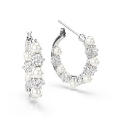 Swarovski Matrix Silver Coloured Ear studs 5709256