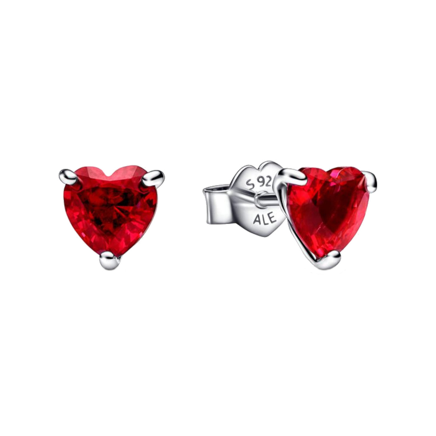 Pandora Timeless 925 Sterling Silver Heart Ear Studs 292549C01