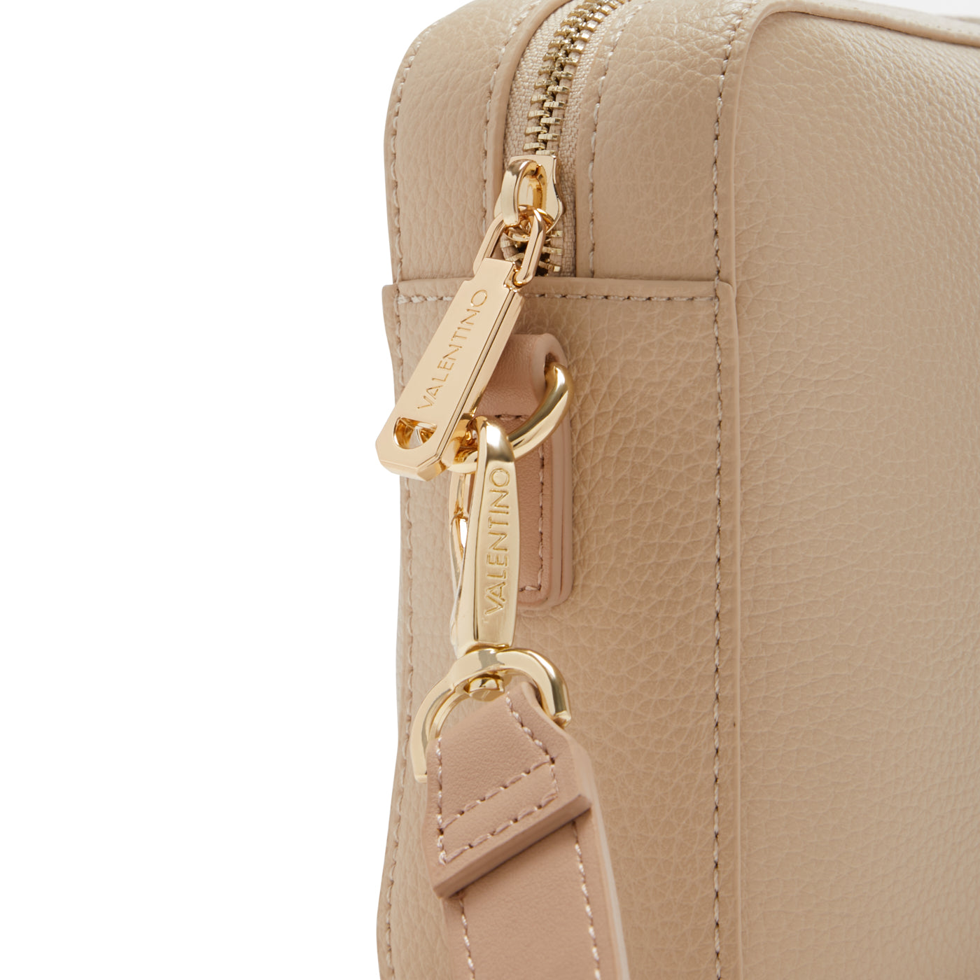 Valentino Bags Alexia Beige Crossbody Bag VBS5A809ECRU