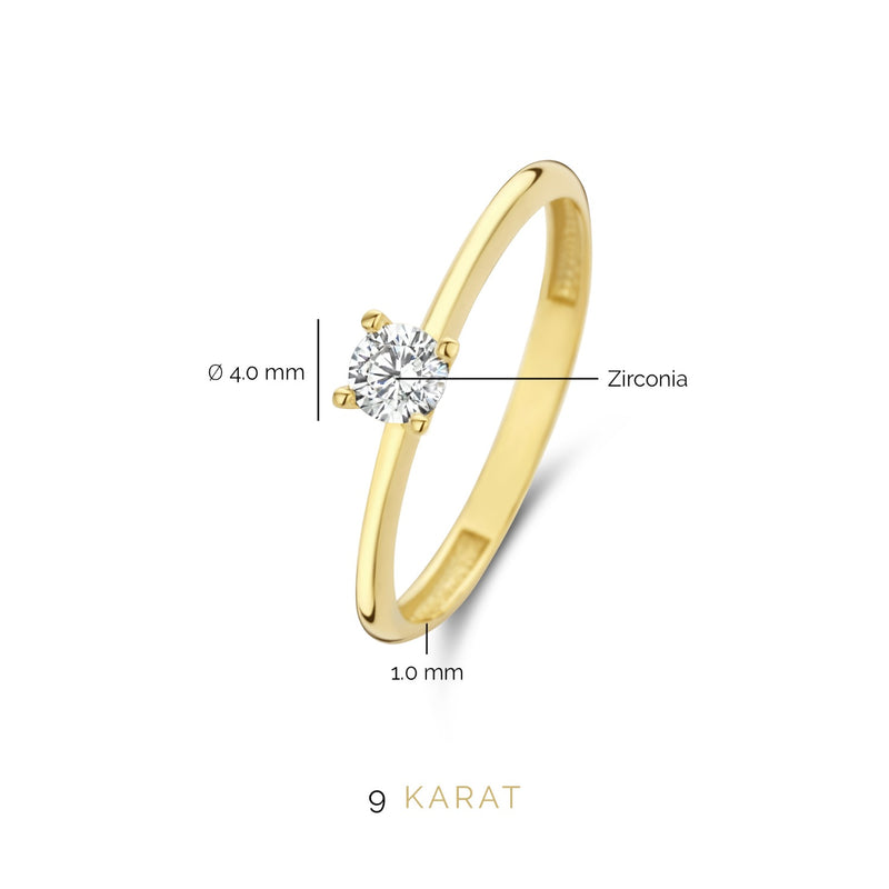 Beloro Jewels Monte Napoleone Stella 9 karaat ring BO330002-50-zoom-