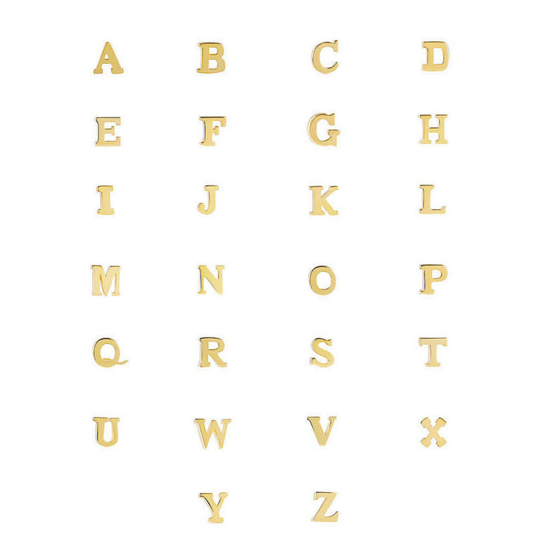 Isabel Bernard Le Marais Rachel 14 Karaat Gouden Initial Armband IB320101-A (Letter A)-zoom-