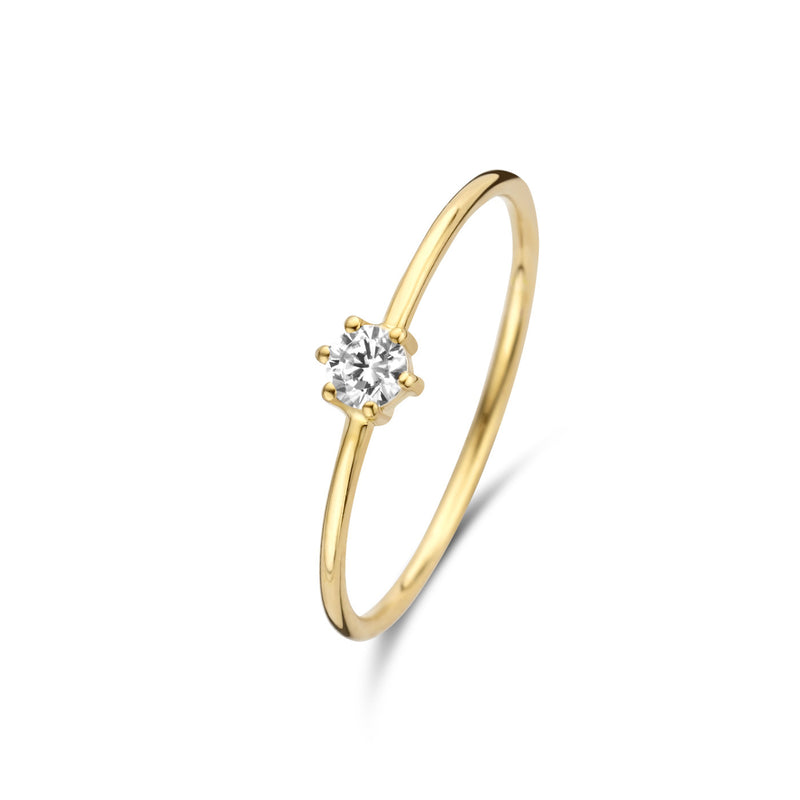 Isabel Bernard 14 Karaat Gouden Le Marais Abelle Ring IB330001-50 (Maat: 50)-zoom-