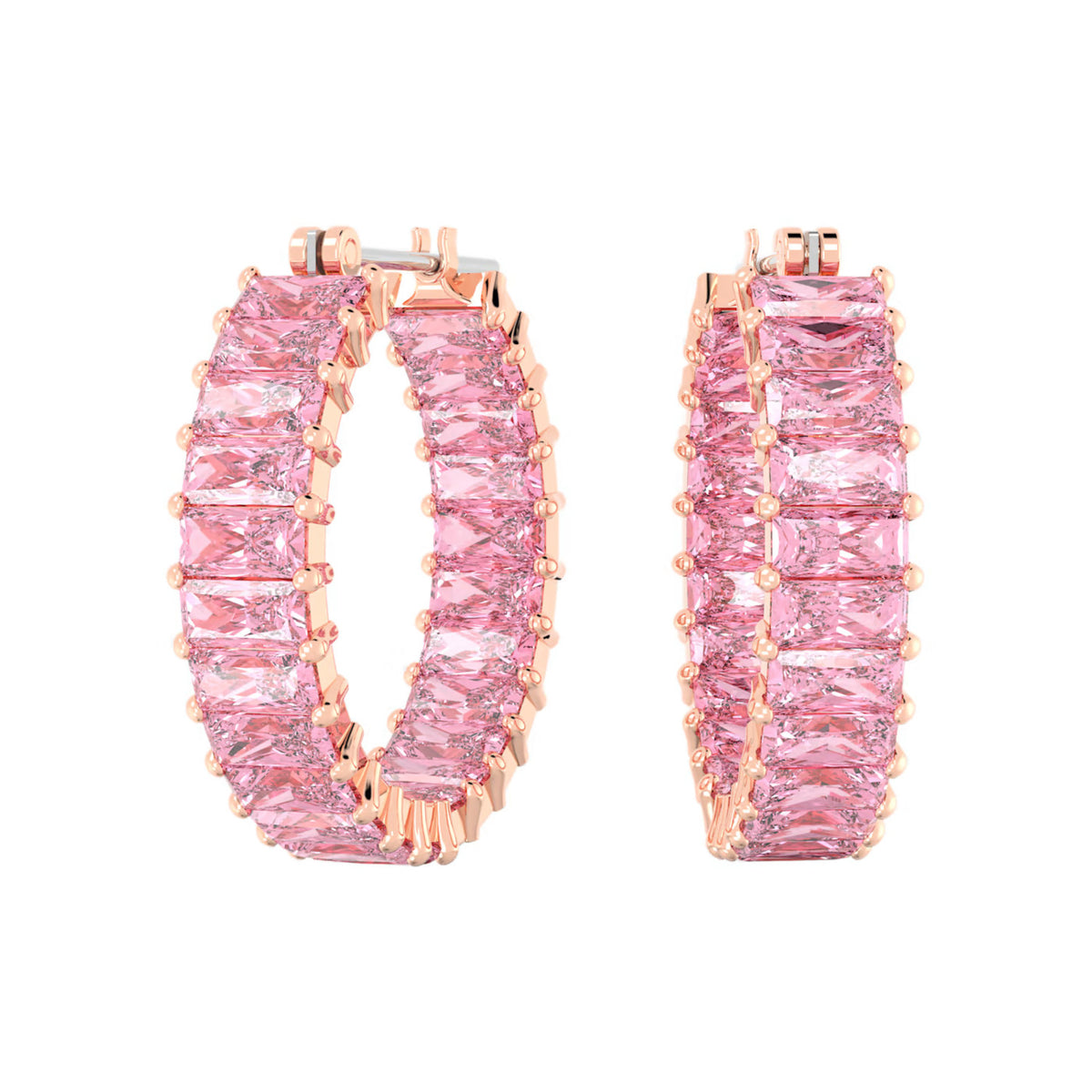 Swarovski Matrix Rose gold Earrings 5657726