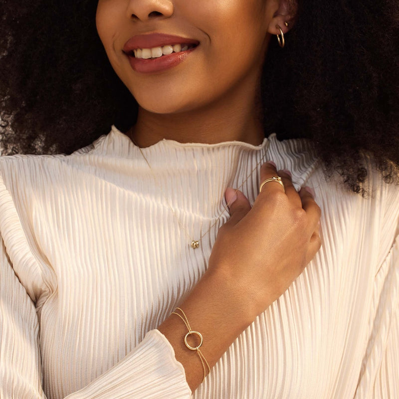 Beloro Jewels Della Spiga Emilia 9 Karaat Ketting BO340023-zoom-