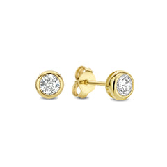 Beloro Jewels Monte Napoleone Lucilla 9 carat gold Ear Studs BO360012