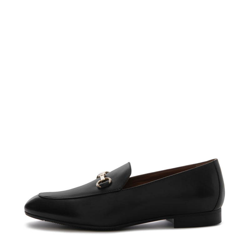 Isabel Bernard Vendôme Fleur Zwarte Leren Loafers Van Kalfsleer IB51000-01-36-zoom-