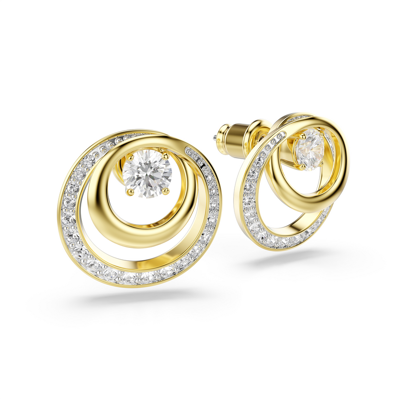 Swarovski Hyperbola Gold Plated Earrings 5740407-zoom-