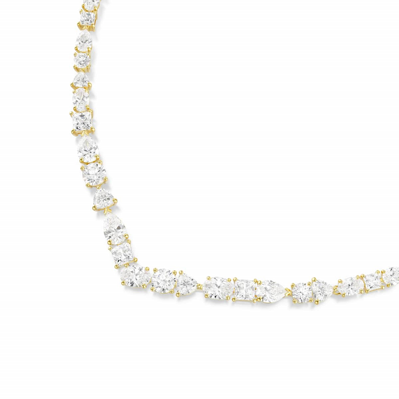 Swarovski Mesmera Gold Coloured Necklace 5743826-zoom-