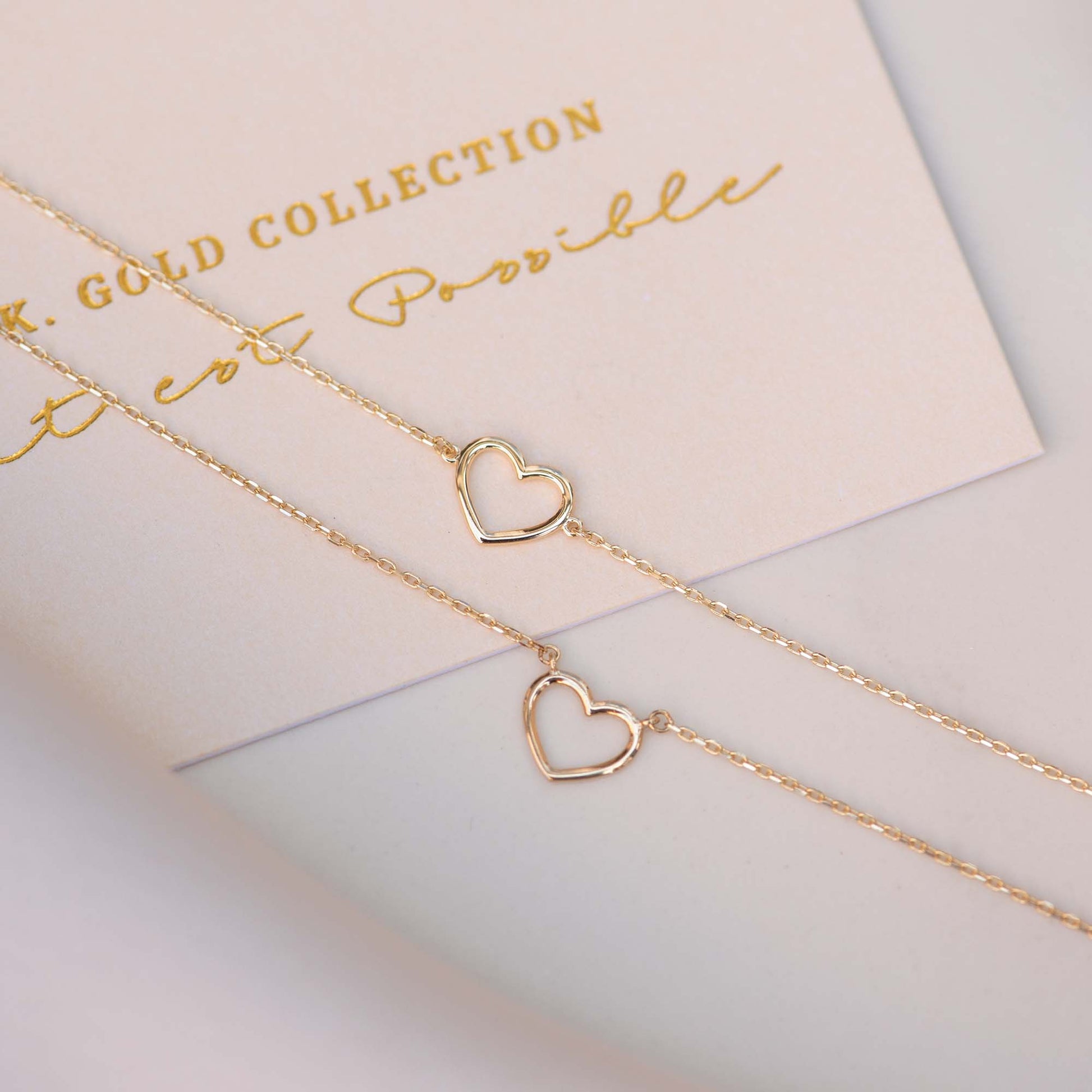 Isabel Bernard Cadeau d'Isabel 14 Carat Golden Necklace and Bracelet giftset IB90058