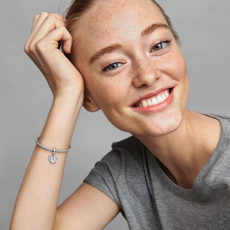 Pandora Moments 925 Sterling Silver Cats & Hearts Charm 799546C01-zoom-