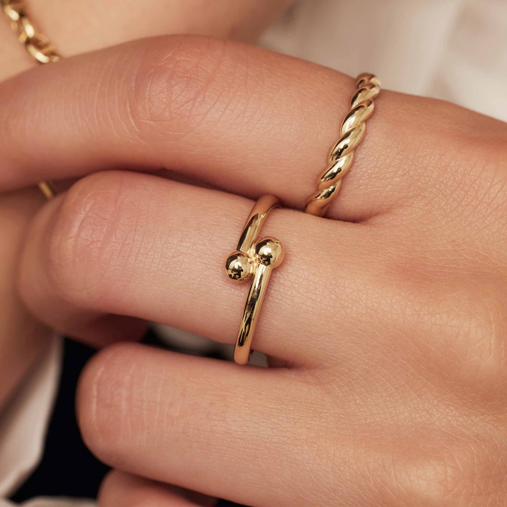 Isabel Bernard Monceau Mirell 14 Karaat Gouden Ring IB330101-48