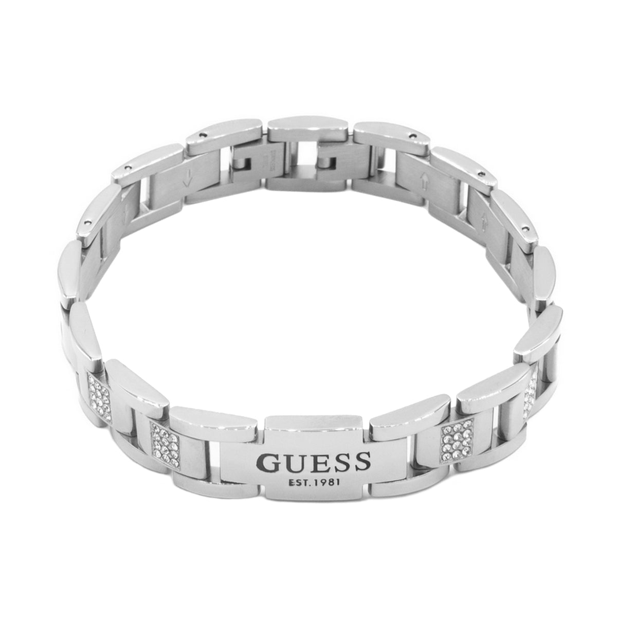 GUESS Frontiers Silver Bracelet JUMB01342JWSTT-U