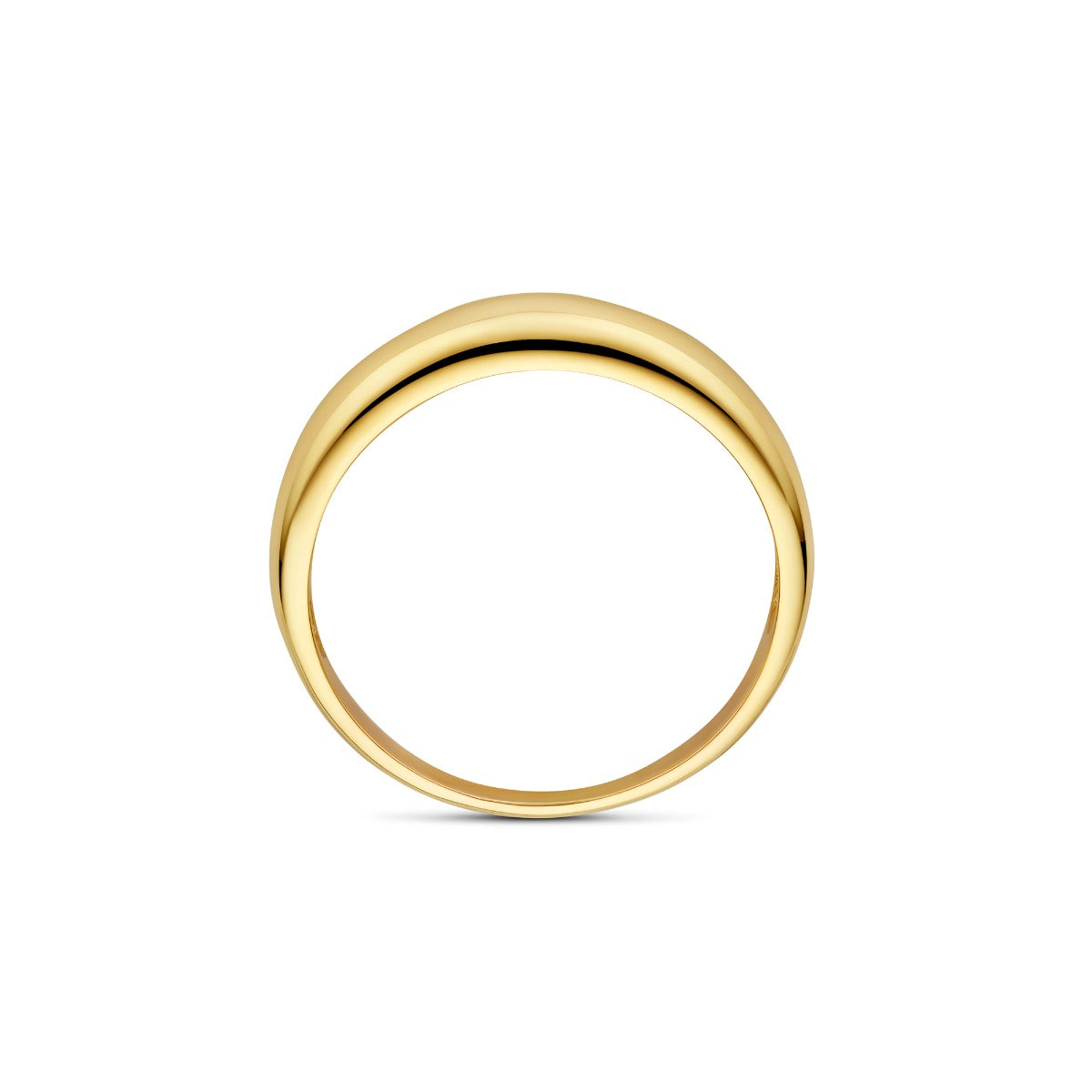 Beloro Jewels Della Spiga Dome 9 karat gold ring BO330040-54