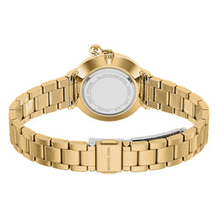 Michael Kors Pyper Round Gold Dial Watch MK7572