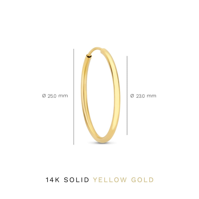 Isabel Bernard Le Marais Cerise 14 karaat gouden oorringen IB360169-zoom-