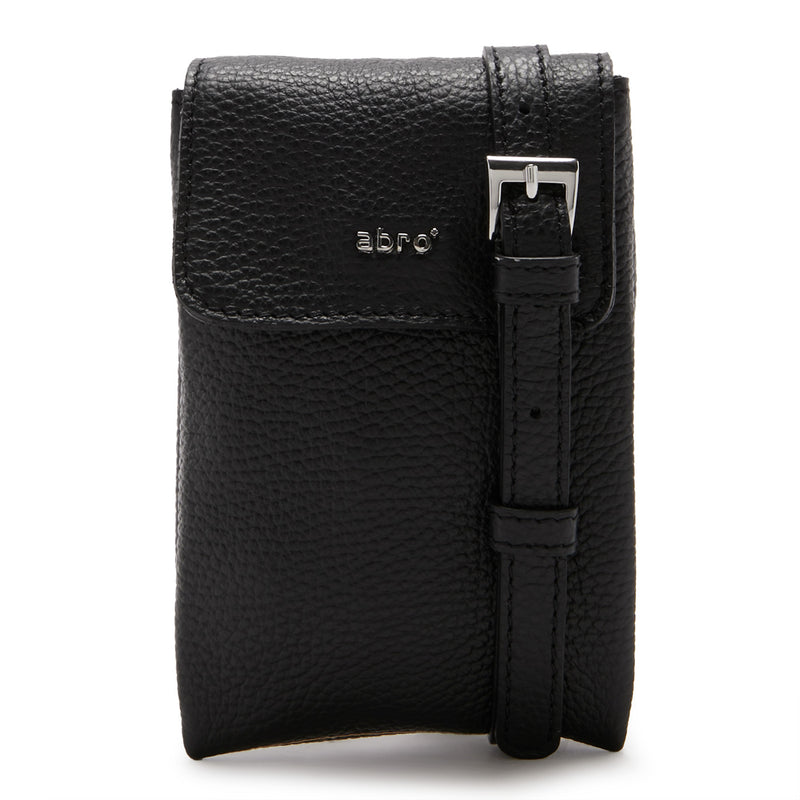 Abro Black Leather Phone bag 030043-37-18-zoom-