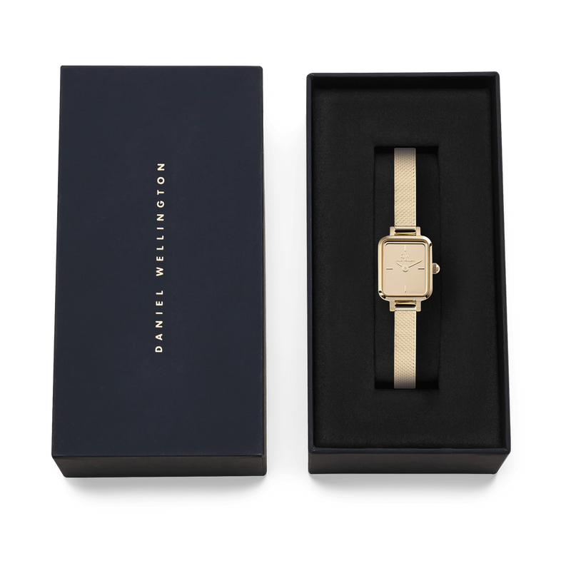 Daniel Wellington Petite&Quadro Mini Reflection Gold Women's Watch DW00100801-zoom-