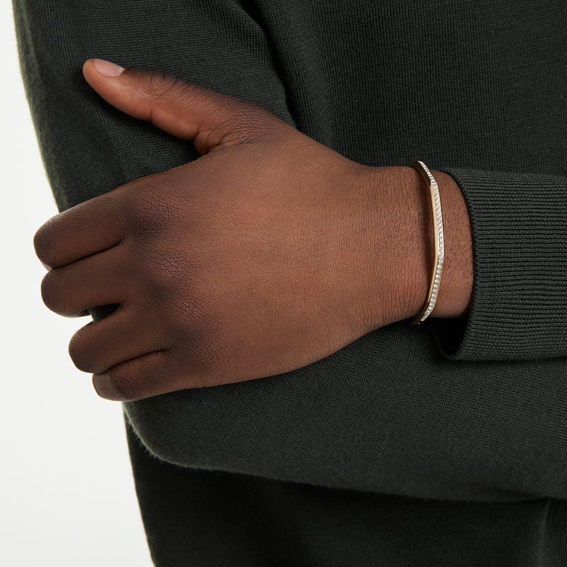 Swarovski Dextera Gold Coloured Bangle 5724582-zoom-