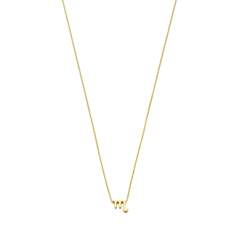 Isabel Bernard Étoiles d’Or Scorpio 14 Carat Gold Venetian Necklace With Horoscope IB340185-zoom-