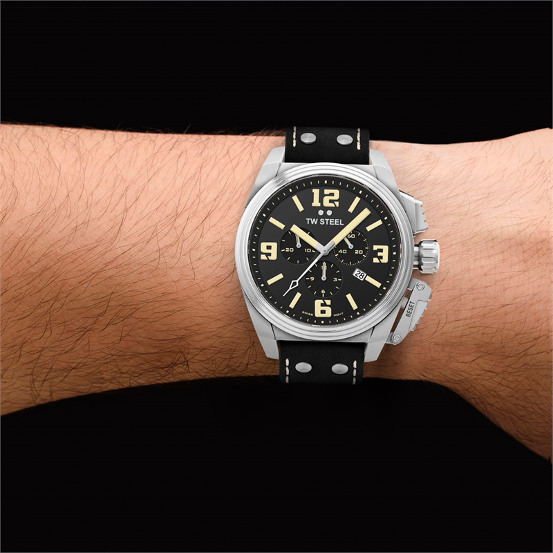 TW Steel Canteen Black Men's Watch 2002-TW1011