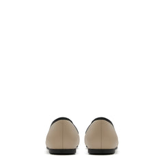 Isabel Bernard Vendôme Ynes Taupe Calfskin Leather Ballerinas IB51011-078-36