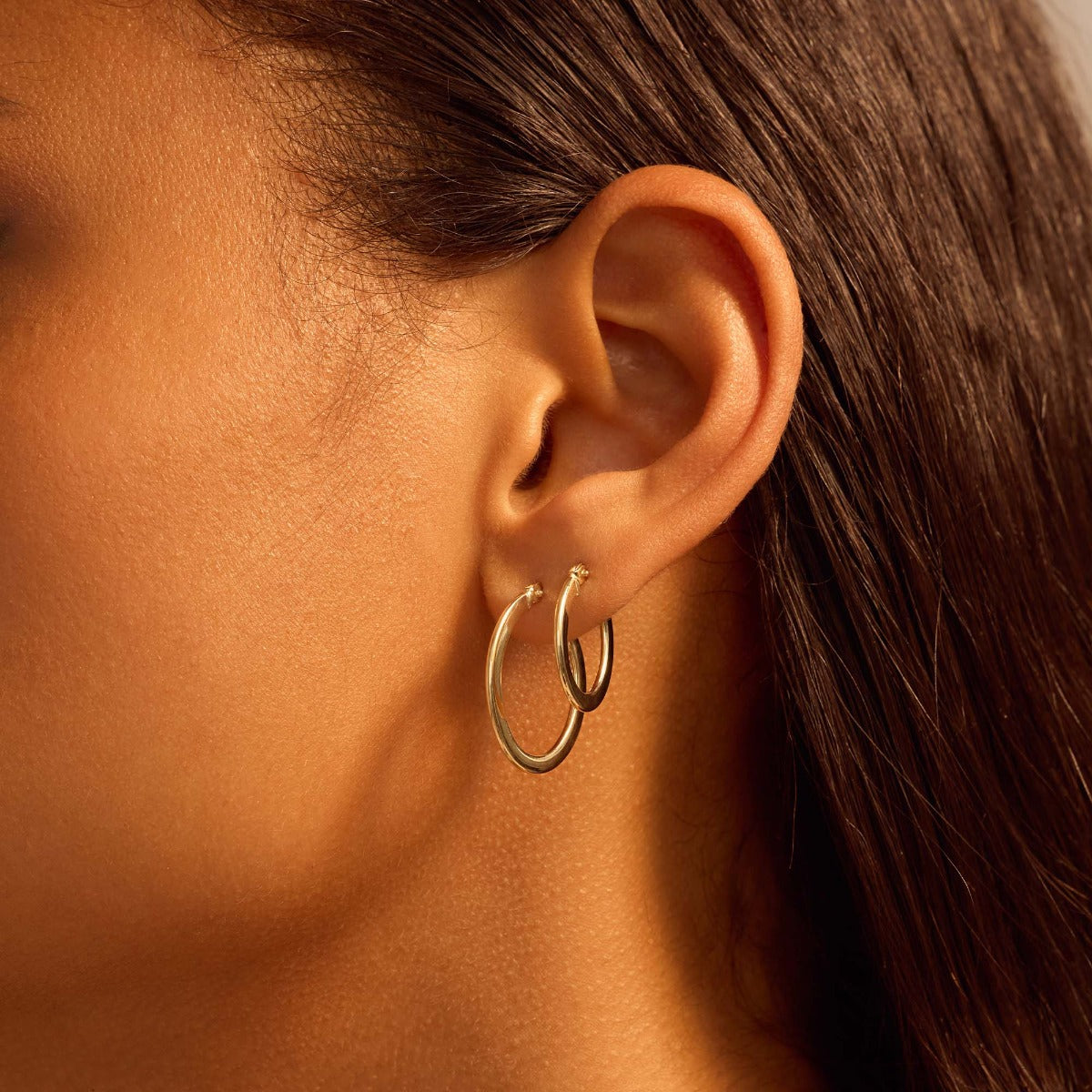 Beloro Jewels Regalo d'Amore 9 karat gold hoop earrings gift set BO90023