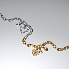 Pandora ME Gold Plated Two-Tone Link Chain 364343C00-45