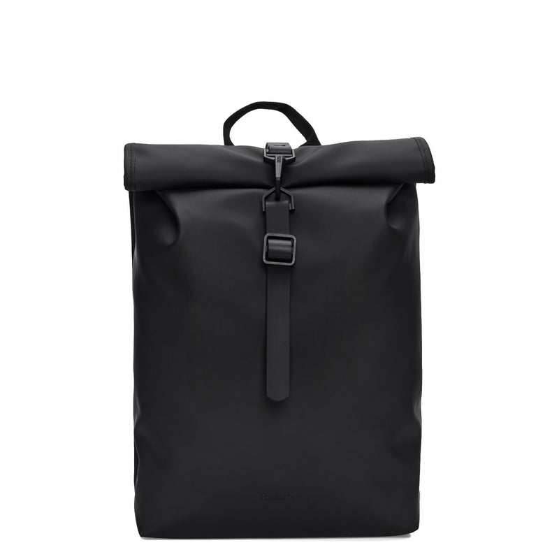 Rains Rolltop Black Backpack R13330-01-zoom-