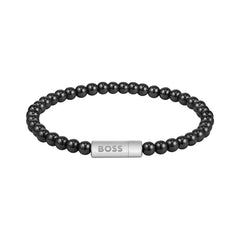 Hugo Boss BOSS Black Beaded Gemstone Bracelet HBJ1580789M